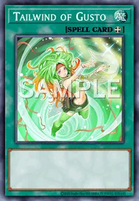 Tailwind of Gusto, Yu-Gi-Oh! card, SPELL