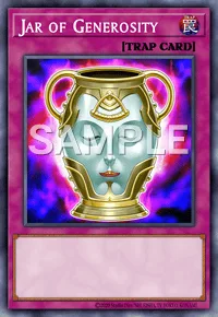 Jar of Generosity, Yu-Gi-Oh! card, TRAP