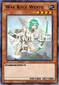 War Rock Wento, Yu-Gi-Oh! card, EARTH