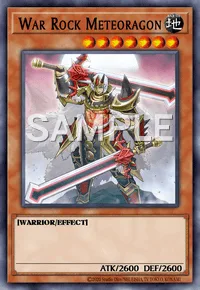 War Rock Meteoragon, Yu-Gi-Oh! card, EARTH