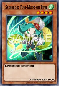 Speedroid Fuki-Modoshi Piper, Yu-Gi-Oh! card, WIND