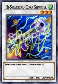 Hi-Speedroid Cork Shooter, Yu-Gi-Oh! card, WIND