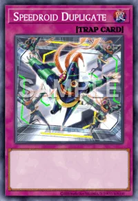 Speedroid Dupligate, Yu-Gi-Oh! card, TRAP