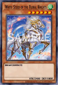 White Steed of the Floral Knights, Yu-Gi-Oh! card, WIND