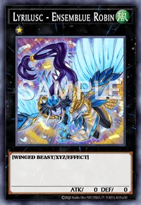 Lyrilusc - Ensemblue Robin, Yu-Gi-Oh! card, WIND