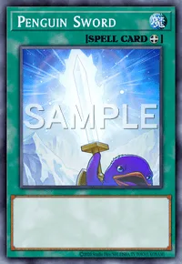 Penguin Sword, Yu-Gi-Oh! card, SPELL