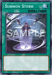 Summon Storm, Yu-Gi-Oh! card, SPELL