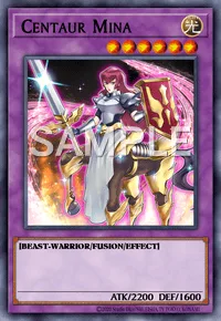 Centaur Mina, Yu-Gi-Oh! card, LIGHT