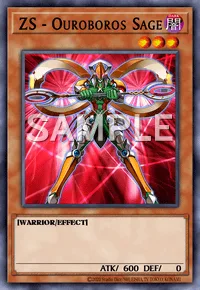 ZS - Ouroboros Sage, Yu-Gi-Oh! card, DARK
