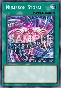 Numeron Storm, Yu-Gi-Oh! card, SPELL