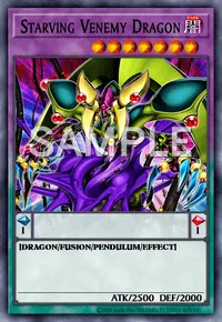 Starving Venemy Dragon, Yu-Gi-Oh! card, DARK