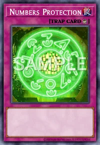 Numbers Protection, Yu-Gi-Oh! card, TRAP