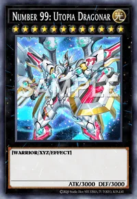 Number 99: Utopia Dragonar, Yu-Gi-Oh! card, LIGHT