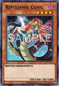 Reptilianne Coatl, Yu-Gi-Oh! card, DARK