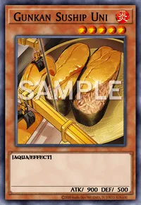 Gunkan Suship Uni, Yu-Gi-Oh! card, FIRE
