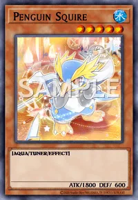 Penguin Squire, Yu-Gi-Oh! card, WATER