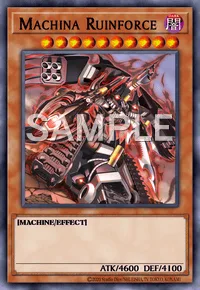 Machina Ruinforce, Yu-Gi-Oh! card, DARK