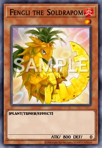 Fengli the Soldrapom, Yu-Gi-Oh! card, FIRE