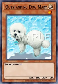 Outstanding Dog Mary, Yu-Gi-Oh! card, LIGHT