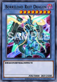 Borreload Riot Dragon, Yu-Gi-Oh! card, DARK