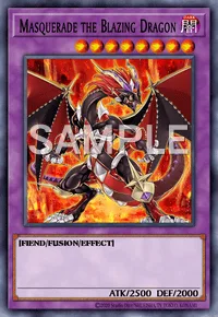 Masquerade the Blazing Dragon, Yu-Gi-Oh! card, DARK