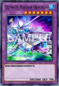 Ultimate Flagship Ursatron, Yu-Gi-Oh! card, WATER