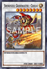 Swordsoul Grandmaster - Chixiao, Yu-Gi-Oh! card, LIGHT