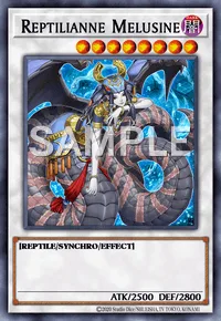 Reptilianne Melusine, Yu-Gi-Oh! card, DARK