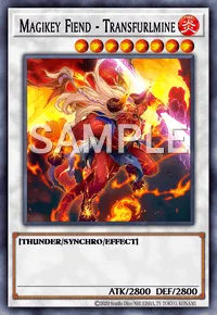 Magikey Fiend - Transfurlmine, Yu-Gi-Oh! card, FIRE