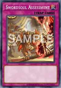 Swordsoul Assessment, Yu-Gi-Oh! card, TRAP