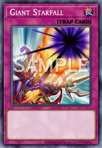 Giant Starfall, Yu-Gi-Oh! card, TRAP