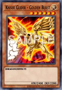 Kaiser Glider - Golden Burst, Yu-Gi-Oh! card, LIGHT
