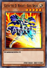 Giltia the D. Knight - Soul Spear, Yu-Gi-Oh! card, LIGHT