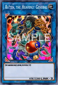 Ra'ten, the Heavenly General, Yu-Gi-Oh! card, EARTH