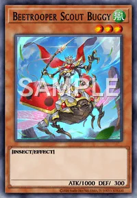 Beetrooper Scout Buggy, Yu-Gi-Oh! card, WIND