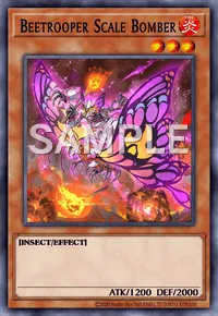 Beetrooper Scale Bomber, Yu-Gi-Oh! card, FIRE