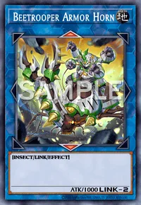 Beetrooper Armor Horn, Yu-Gi-Oh! card, EARTH