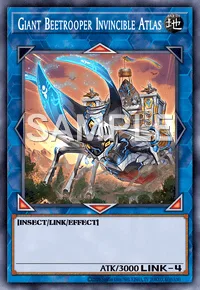 Giant Beetrooper Invincible Atlas, Yu-Gi-Oh! card, EARTH