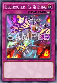 Beetrooper Fly & Sting, Yu-Gi-Oh! card, TRAP
