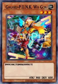 Gagaku-P.U.N.K. Wa Gon, Yu-Gi-Oh! card, EARTH