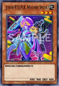 Joruri-P.U.N.K. Madame Spider, Yu-Gi-Oh! card, EARTH