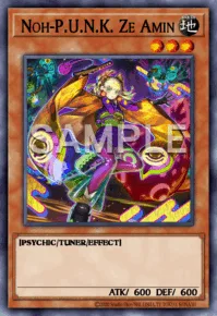 Noh-P.U.N.K. Ze Amin, Yu-Gi-Oh! card, EARTH