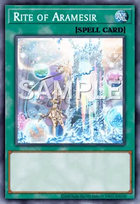Rite of Aramesir, Yu-Gi-Oh! card, SPELL