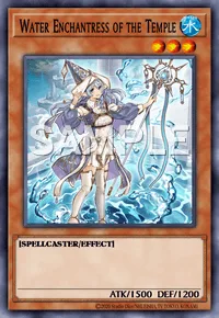 Water Enchantress of the Temple, Yu-Gi-Oh! card, WATER
