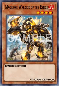 Magicore Warrior of the Relics, Yu-Gi-Oh! card, FIRE
