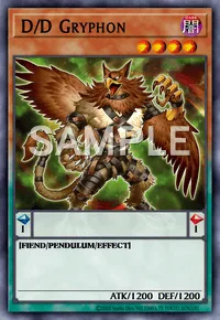 D/D Gryphon, Yu-Gi-Oh! card, DARK