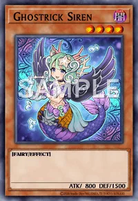 Ghostrick Siren, Yu-Gi-Oh! card, DARK
