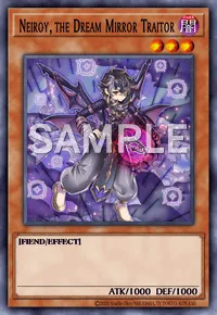 Neiroy, the Dream Mirror Traitor, Yu-Gi-Oh! card, DARK