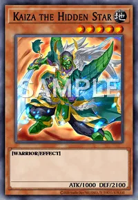 Kaiza the Hidden Star, Yu-Gi-Oh! card, EARTH