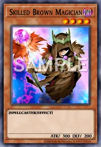 Skilled Brown Magician, Yu-Gi-Oh! card, DARK